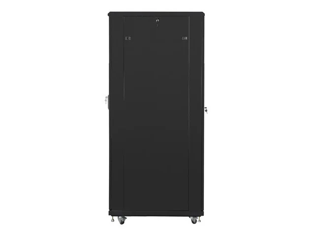 19" VOLNĚ STOJÍCÍ RACKOVÁ SKŘÍŇ 42U/800X1000 S PERFOROVANÝMI DVEŘMI ČERNÁ  (SMONTOVANÁ)