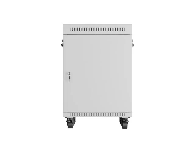 19" VOLNĚ STOJÍCÍ RACKOVÁ SKŘÍŇ 15U/600X600 (FLAT PACK) S PROSKLENÝMI DVEŘMI LCD ŠEDÁ  V2