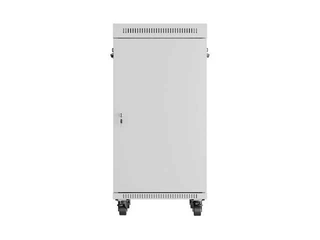 19" VOLNĚ STOJÍCÍ RACKOVÁ SKŘÍŇ 22U/600X800 (FLAT PACK) S PROSKLENÝMI DVEŘMI LCD ŠEDÁ  V2