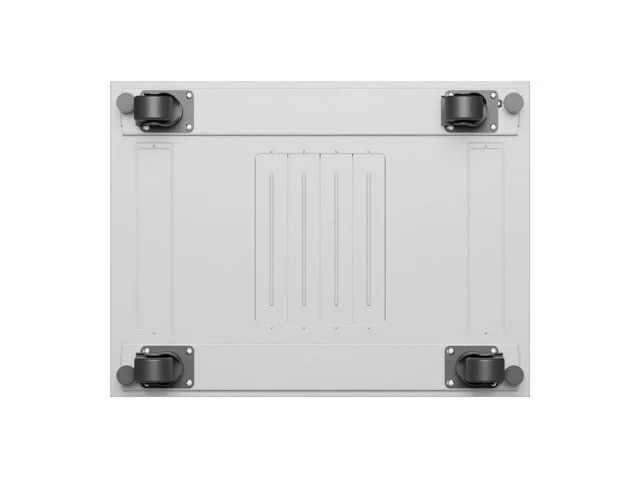19" VOLNĚ STOJÍCÍ RACKOVÁ SKŘÍŇ 22U/600X800 (FLAT PACK) S PROSKLENÝMI DVEŘMI LCD ŠEDÁ  V2