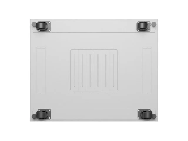 19" VOLNĚ STOJÍCÍ RACKOVÁ SKŘÍŇ 42U/800X1000 (FLAT PACK) S PROSKLENÝMI DVEŘMI LCD ŠEDÁ  V2
