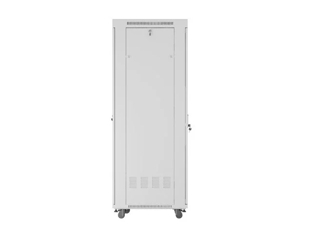 19" VOLNĚ STOJÍCÍ RACKOVÁ SKŘÍŇ 42U/600X800 (FLAT PACK) S PROSKLENÝMI DVEŘMI LCD ŠEDÁ  V2