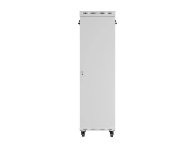 19" VOLNĚ STOJÍCÍ RACKOVÁ SKŘÍŇ 42U/600X800 (FLAT PACK) S PROSKLENÝMI DVEŘMI LCD ŠEDÁ  V2