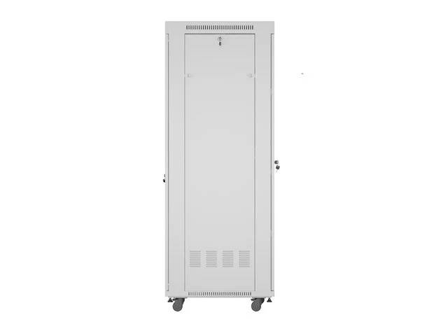 19" VOLNĚ STOJÍCÍ RACKOVÁ SKŘÍŇ 42U/600X800 (FLAT PACK) S PROSKLENÝMI DVEŘMI LCD ŠEDÁ  V2