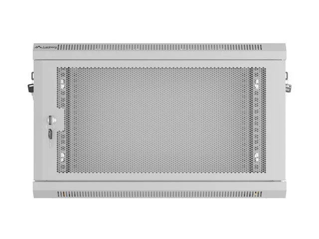 INSTALAČNÍ STOJAN 19" 6U 600X450 ŠEDÉ PERFOROVANÉ DVEŘE  (PLOCHÉ BALENÍ)