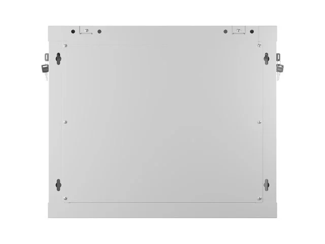 INSTALAČNÍ STOJAN 19" 9U 600X450 ŠEDÉ PERFOROVANÉ DVEŘE  (PLOCHÉ BALENÍ)