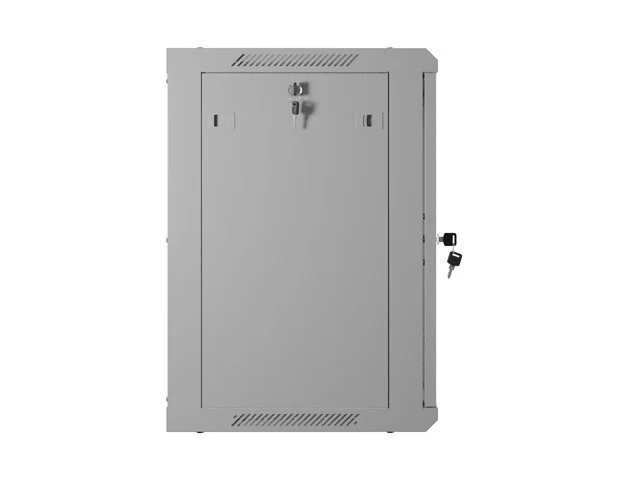 INSTALAČNÍ STOJAN 19" 12U 600X450 ŠEDÉ PERFOROVANÉ DVEŘE  (PLOCHÉ BALENÍ)