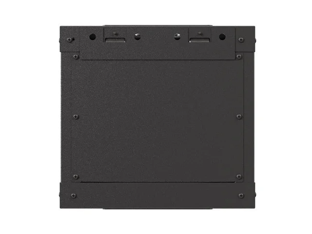 RACKOVÁ SKŘÍŇ 10" NÁSTĚNNÁ 4U/300X300 (FLAT PACK) S PROSKLENÝMI DVEŘMI ČERNÁ