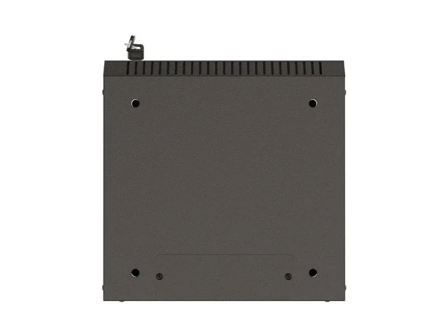 RACKOVÁ SKŘÍŇ 10" NÁSTĚNNÁ 4U/300X300 (FLAT PACK) S PROSKLENÝMI DVEŘMI ČERNÁ
