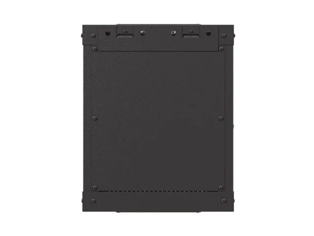 RACKOVÁ SKŘÍŇ 10" PRO MONTÁŽ NA STĚNU 6U/300X300 (FLAT PACK) S PROSKLENÝMI DVEŘMI ČERNÁ