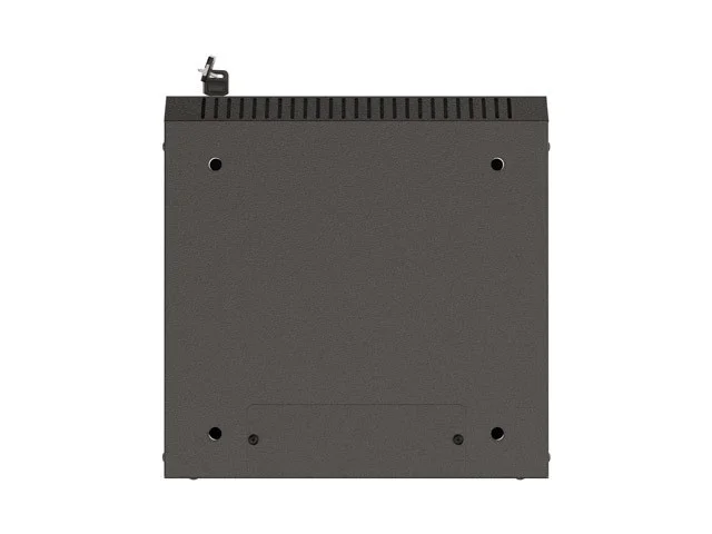 RACKOVÁ SKŘÍŇ 10" PRO MONTÁŽ NA STĚNU 6U/300X300 (FLAT PACK) S PROSKLENÝMI DVEŘMI ČERNÁ