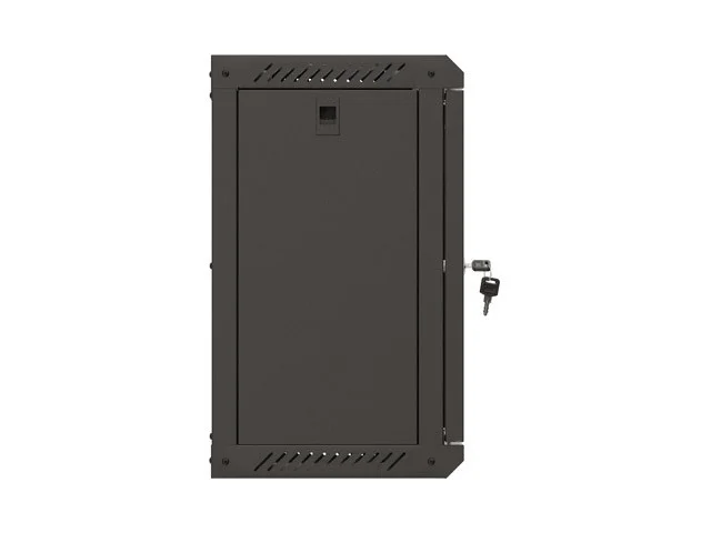 RACKOVÁ SKŘÍŇ 10" NÁSTĚNNÁ 9U/300X300 (FLAT PACK) S PROSKLENÝMI DVEŘMI ČERNÁ