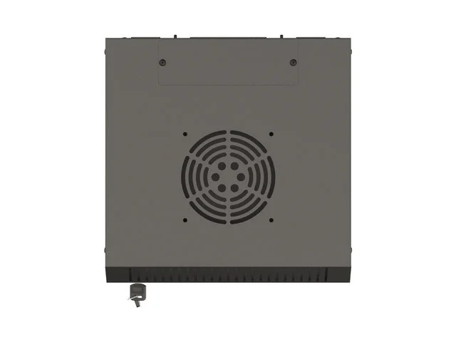 RACKOVÁ SKŘÍŇ 10" NÁSTĚNNÁ 9U/300X300 (FLAT PACK) S PROSKLENÝMI DVEŘMI ČERNÁ