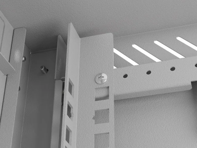 RACKOVÁ SKŘÍŇ 10" NÁSTĚNNÁ 4U/300X300 (FLAT PACK) S PROSKLENÝMI DVEŘMI ŠEDÁ