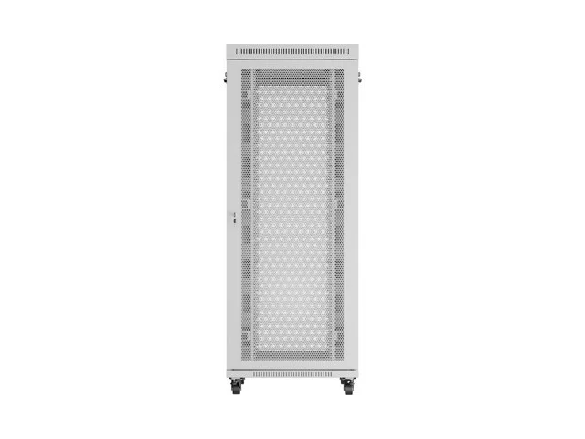 19" VOLNĚ STOJÍCÍ RACKOVÁ SKŘÍŇ 42U/800X1000 (FLAT PACK) SE SÍŤOVANÝMI DVEŘMI LCD ŠEDÁ