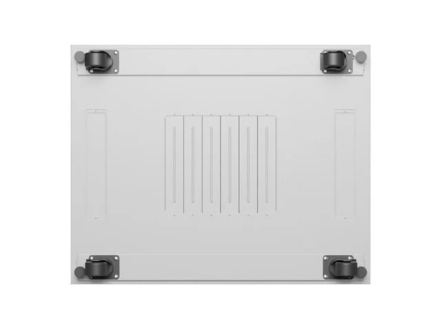 19" VOLNĚ STOJÍCÍ RACKOVÁ SKŘÍŇ 42U/800X1000 (FLAT PACK) SE SÍŤOVANÝMI DVEŘMI LCD ŠEDÁ