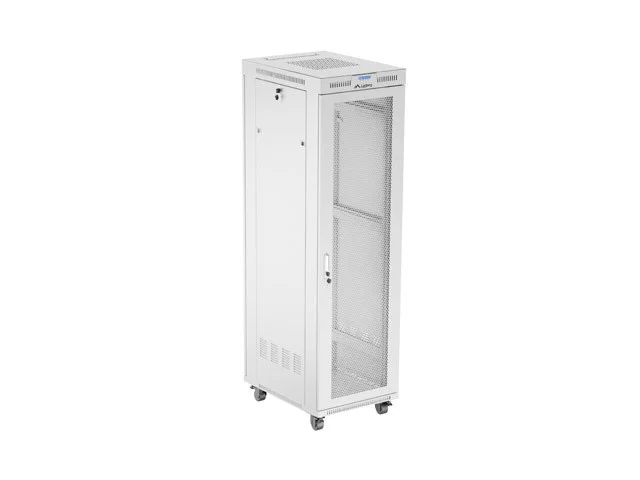 19" VOLNĚ STOJÍCÍ RACKOVÁ SKŘÍŇ 42U/600X800 (FLAT PACK) SE SÍŤOVANÝMI DVEŘMI LCD ŠEDÁ