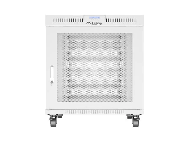 RACKOVÁ SKŘÍŇ 19" VOLNĚ STOJÍCÍ 15U/800X1000 (FLAT PACK) SE SÍŤOVÝMI DVEŘMI LCD ŠEDÁ