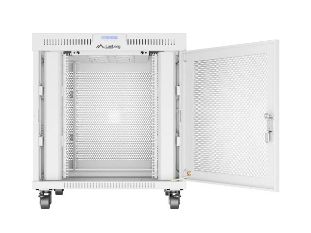RACKOVÁ SKŘÍŇ 19" VOLNĚ STOJÍCÍ 15U/800X1000 (FLAT PACK) SE SÍŤOVÝMI DVEŘMI LCD ŠEDÁ