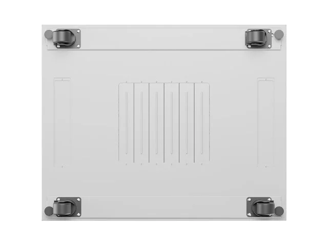 RACKOVÁ SKŘÍŇ 19" VOLNĚ STOJÍCÍ 15U/800X1000 (FLAT PACK) SE SÍŤOVÝMI DVEŘMI LCD ŠEDÁ