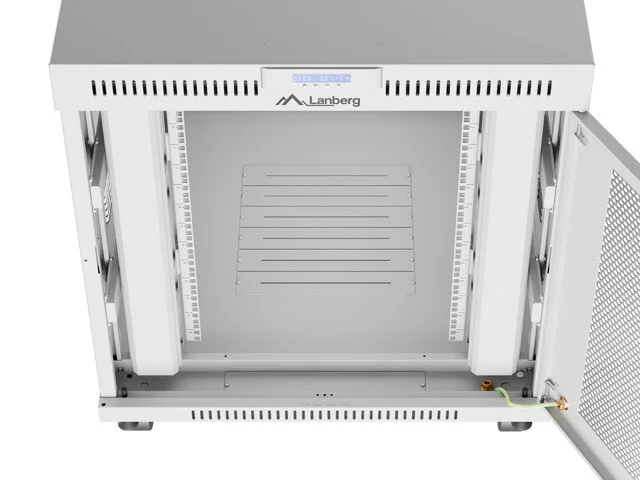 RACKOVÁ SKŘÍŇ 19" VOLNĚ STOJÍCÍ 15U/800X1000 (FLAT PACK) SE SÍŤOVÝMI DVEŘMI LCD ŠEDÁ