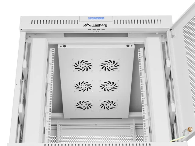 RACKOVÁ SKŘÍŇ 19" VOLNĚ STOJÍCÍ 15U/800X1000 (FLAT PACK) SE SÍŤOVÝMI DVEŘMI LCD ŠEDÁ