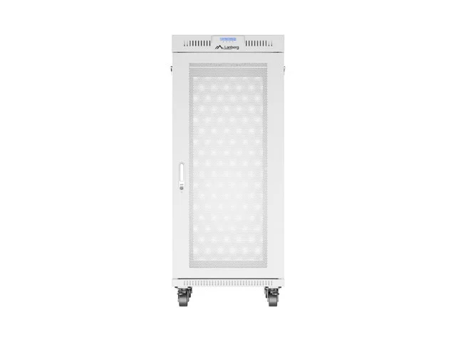 RACKOVÁ SKŘÍŇ 19" VOLNĚ STOJÍCÍ 27U/600X800 (FLAT PACK) SE SÍŤOVANÝMI DVEŘMI LCD ŠEDÁ