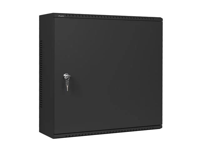 19" RACKOVÁ SKŘÍŇ PRO MONTÁŽ NA STĚNU 6U+3U/540X200 NÍZKOPROFILOVÁ ČERNÁ  (SMONTOVANÁ)