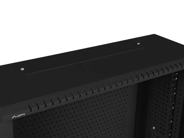 19" RACKOVÁ SKŘÍŇ PRO MONTÁŽ NA STĚNU 6U+3U/540X200 NÍZKOPROFILOVÁ ČERNÁ  (SMONTOVANÁ)