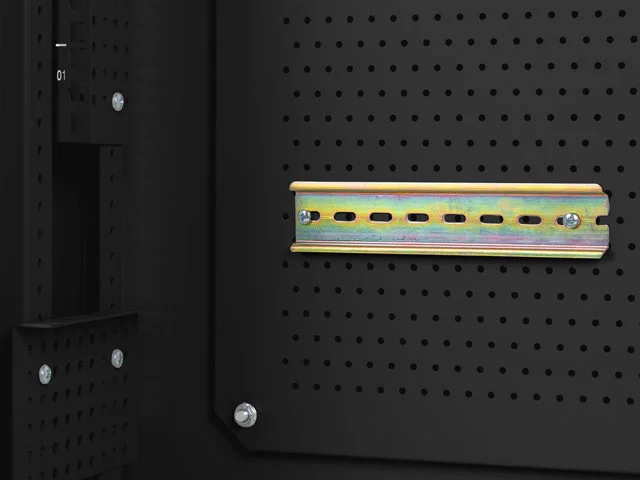 19" RACKOVÁ SKŘÍŇ PRO MONTÁŽ NA STĚNU 6U+3U/540X200 NÍZKOPROFILOVÁ ČERNÁ  (SMONTOVANÁ)