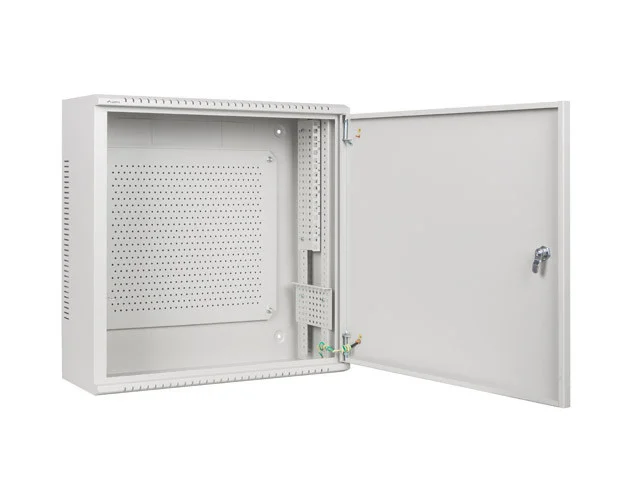 19" RACKOVÁ SKŘÍŇ PRO MONTÁŽ NA STĚNU 6U+3U/540X200 NÍZKOPROFILOVÁ ŠEDÁ  (SMONTOVANÁ)