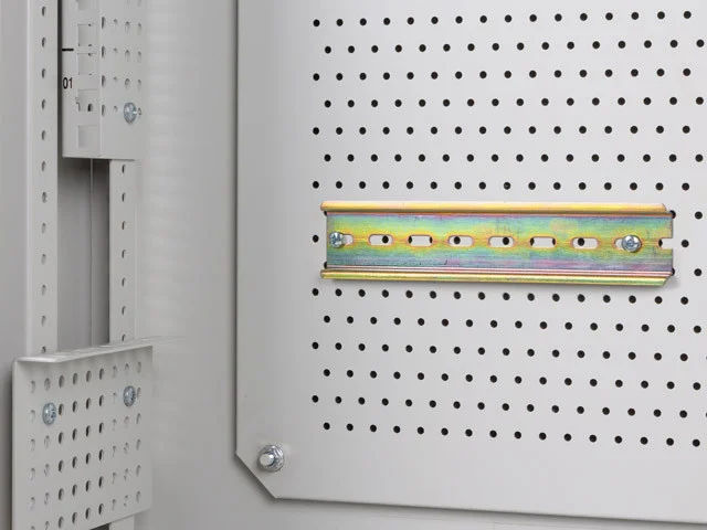 19" RACKOVÁ SKŘÍŇ PRO MONTÁŽ NA STĚNU 6U+3U/540X200 NÍZKOPROFILOVÁ ŠEDÁ  (SMONTOVANÁ)