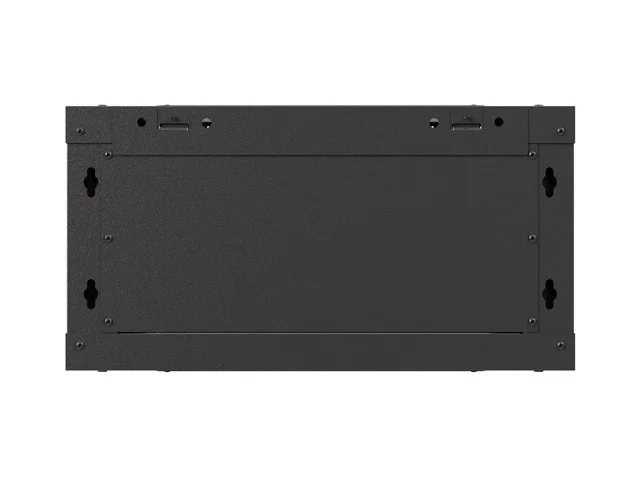 RACKOVÁ SKŘÍŇ 19" NÁSTĚNNÁ 4U/540X350 (FLAT PACK) S PROSKLENÝMI DVEŘMI ČERNÁ