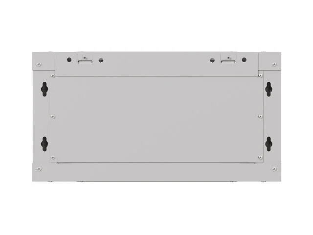 RACKOVÁ SKŘÍŇ 19" NÁSTĚNNÁ 4U/540X350 (FLAT PACK) S PROSKLENÝMI DVEŘMI ŠEDÁ