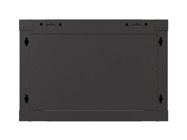 19" RACKOVÁ SKŘÍŇ PRO MONTÁŽ NA STĚNU 6U/540X350 (FLAT PACK) S PROSKLENÝMI DVEŘMI ČERNÁ