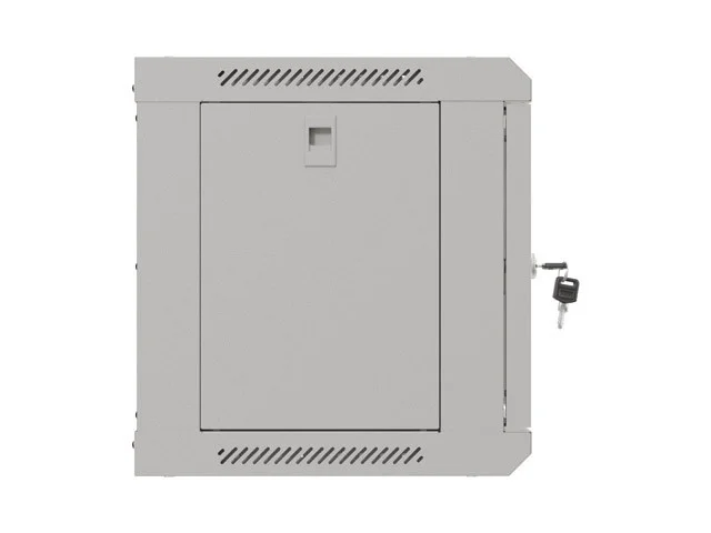 19" RACKOVÁ SKŘÍŇ PRO MONTÁŽ NA STĚNU 6U/540X350 (FLAT PACK) S PROSKLENÝMI DVEŘMI ŠEDÁ