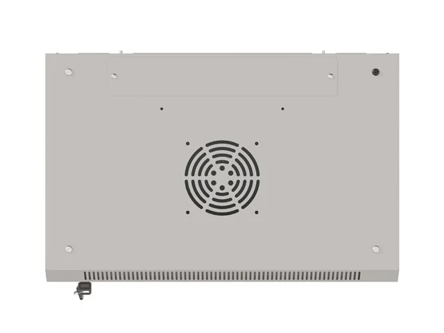19" RACKOVÁ SKŘÍŇ PRO MONTÁŽ NA STĚNU 6U/540X350 (FLAT PACK) S PROSKLENÝMI DVEŘMI ŠEDÁ