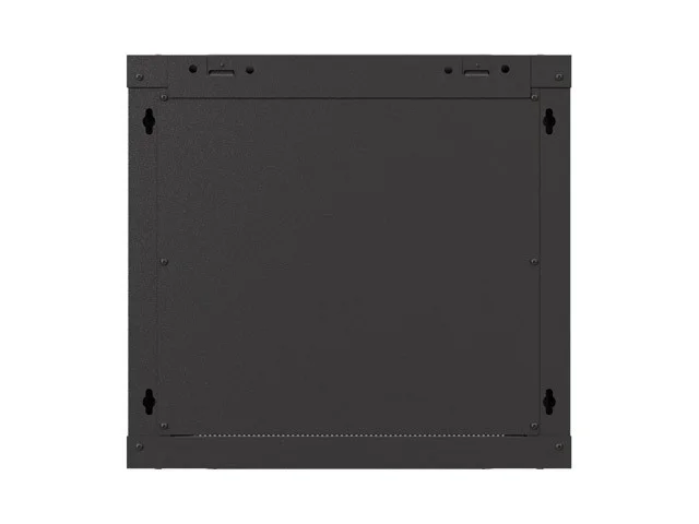 19" RACKOVÁ SKŘÍŇ PRO MONTÁŽ NA STĚNU 9U/540X350 (FLAT PACK) S PROSKLENÝMI DVEŘMI ČERNÁ