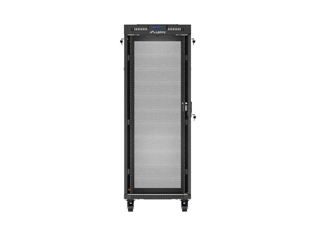 19" VOLNĚ STOJÍCÍ RACKOVÁ SKŘÍŇ 32U/600X600 (FLAT PACK) SE SÍŤOVÝMI DVEŘMI LCD ČERNÁ