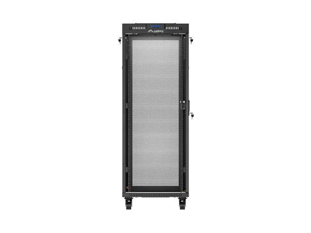 19" VOLNĚ STOJÍCÍ RACKOVÁ SKŘÍŇ 32U/600X800 (FLAT PACK) SE SÍŤOVÝMI DVEŘMI LCD ČERNÁ