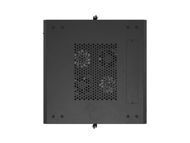 RACKOVÁ SKŘÍŇ 19" VOLNĚ STOJÍCÍ 15U/600X600 (FLAT PACK) S DVÍŘKY ZE SÍŤOVINY ČERNÁ