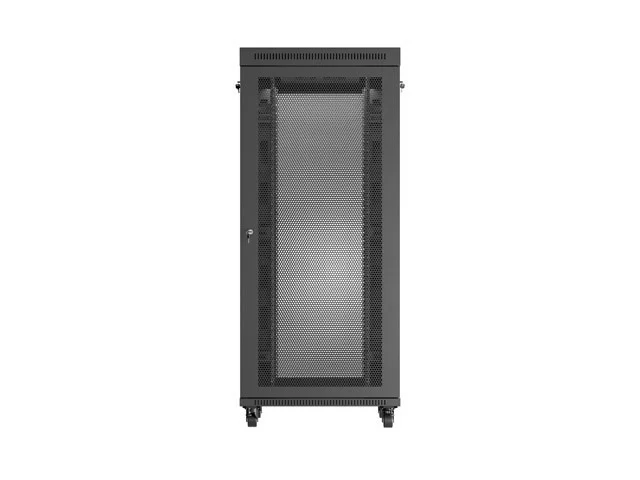 RACKOVÁ SKŘÍŇ 19" VOLNĚ STOJÍCÍ 37U/800X800 (FLAT PACK) SE SÍŤOVÝMI DVEŘMI LCD ČERNÁ