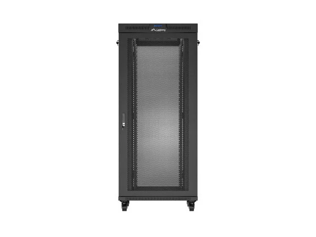 RACKOVÁ SKŘÍŇ 19" VOLNĚ STOJÍCÍ 37U/800X800 (FLAT PACK) SE SÍŤOVÝMI DVEŘMI LCD ČERNÁ