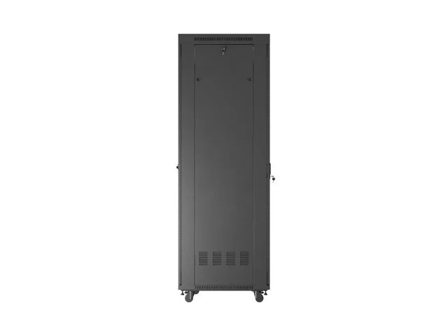 19" VOLNĚ STOJÍCÍ RACKOVÁ SKŘÍŇ 47U/800X800 (FLAT PACK) SE SÍŤOVÝMI DVEŘMI LCD ČERNÁ