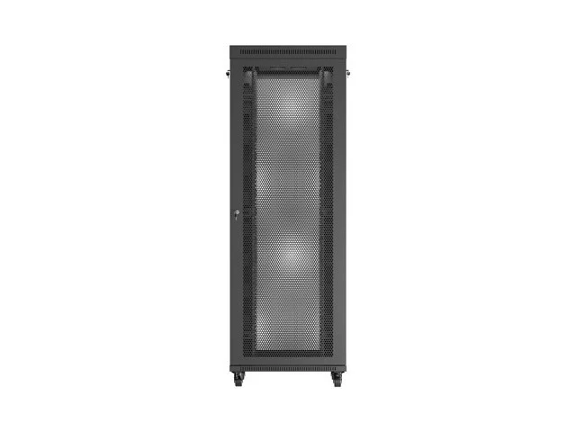19" VOLNĚ STOJÍCÍ RACKOVÁ SKŘÍŇ 47U/800X800 (FLAT PACK) SE SÍŤOVÝMI DVEŘMI LCD ČERNÁ