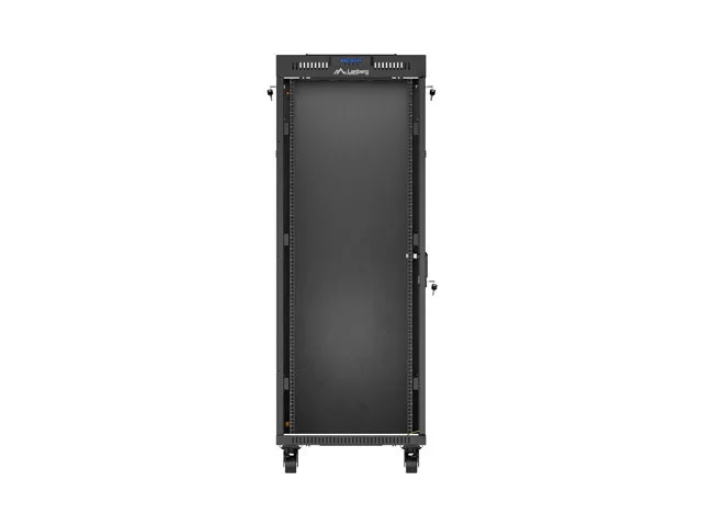 19" VOLNĚ STOJÍCÍ RACKOVÁ SKŘÍŇ 32U/600X1000 (FLAT PACK) S PROSKLENÝMI DVEŘMI LCD ČERNÁ