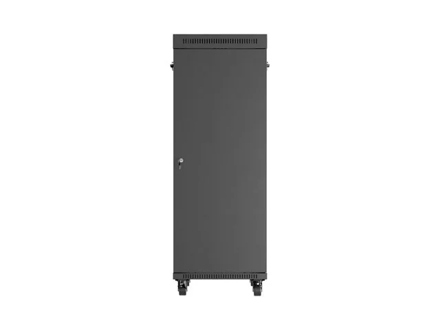 19" VOLNĚ STOJÍCÍ RACKOVÁ SKŘÍŇ 32U/600X1000 (FLAT PACK) S PROSKLENÝMI DVEŘMI LCD ČERNÁ