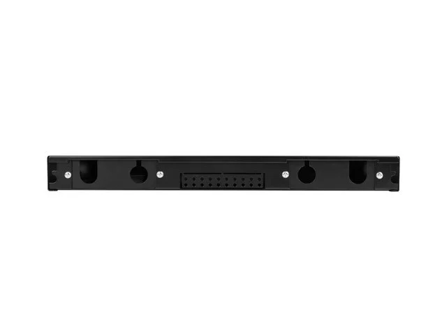 19" RACKOVÝ 1U OPTICKÝ PATCH PANEL  24XST / 24XFC ČERNÝ + PŘÍSLUŠENSTVÍ
