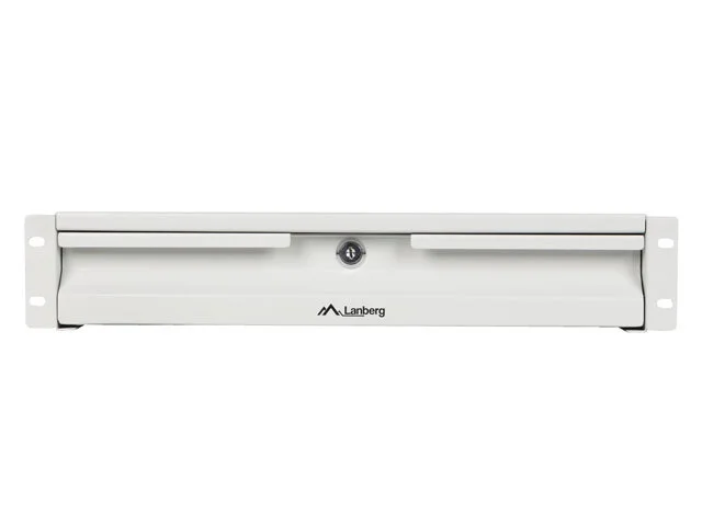19" ZÁSUVKA 2U/483X360MM MAX. NOSNOST DO 90 KG 4BODOVÁ MONTÁŽ ŠEDÝ