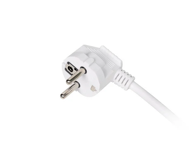 NAPÁJECÍ LIŠTA  1,5 M 5X ZÁSUVKY SCHUKO KVALITNÍ MĚDĚNÝ KABEL BÍLÁ